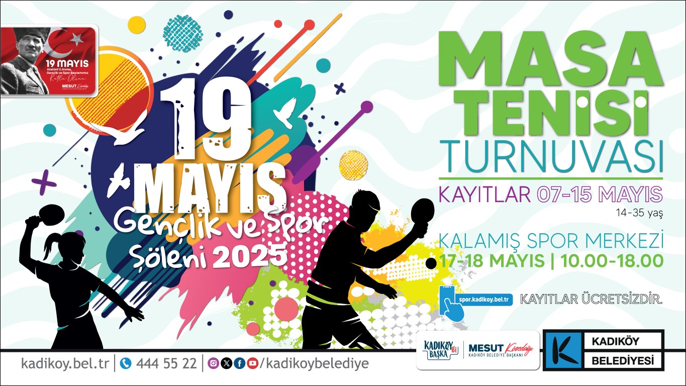 Masa tenisi turnuvasına kayıtlar sürüyor